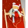 Doudou Farceur de Noël - Cotillon Lutin Farceur 40 cm