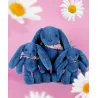 Peluche lapin bleu 25 cm - Lapin Fleurette