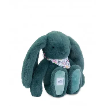 Peluche lapin vert 25 cm - Lapin Fleurette