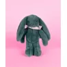 Peluche lapin vert 25 cm - Lapin Fleurette