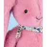 Peluche lapin Rose 35 cm - Lapin Fleurette