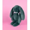 Peluche lapin Vert 35 cm - Lapin Fleurette