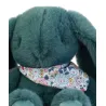 Peluche lapin Vert 35 cm - Lapin Fleurette