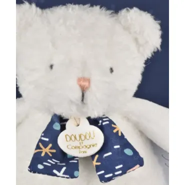 Boite a musique luminescente ours - 17 cm - Clair de Lune