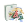 Doudou attache-sucette Vache Anette - 19 cm