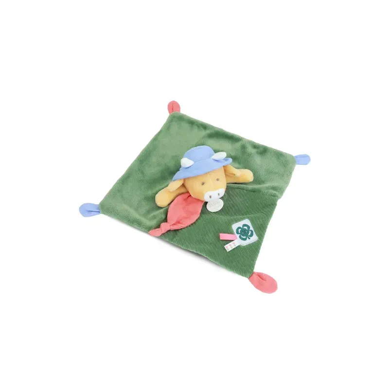 Doudou vache - Doudou plat Aneth - 27 cm
