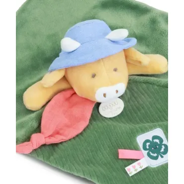 Doudou vache - Doudou plat Aneth - 27 cm
