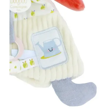 Doudou attache-sucette Renard Romarin - 19 cm