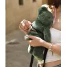 Sac bandouliere - Ours en peluche Vert Kaki - 30 cm