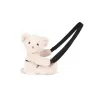 Sac bandouliere - Ours en peluche beige - 30 cm
