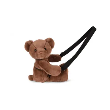 Sac bandouliere - Ours en peluche marron - 30 cm