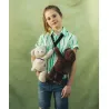 Sac bandouliere - Ours en peluche marron - 30 cm