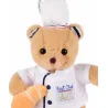 Porte clé Ours cuistot chef - 15 cm