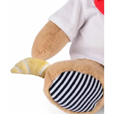 Peluche Ours Chef avec toque de Cuisinier- 28 cm