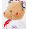 Peluche Ours Chef avec toque de Cuisinier- 28 cm