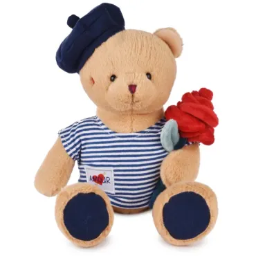 Peluche Ours avec rose - Le...