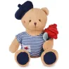 Peluche Ours avec rose - Le Romantique - 25 cm