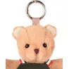 Porte cle - Peluche Ours jardinier - 15 cm