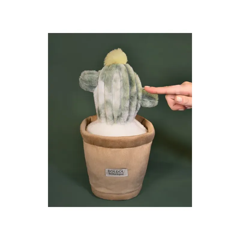 Peluche fleur- Cactus vert 25 cm