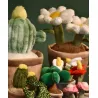 Peluche fleur - Marguerite - 25 cm