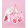 LAPIN JE T'AIME en sac cadeau - 25 cm