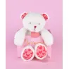OURS JE T'AIME en sac cadeau - 25 cm