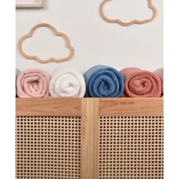 Plaid douceur 70*100cm - Terracotta