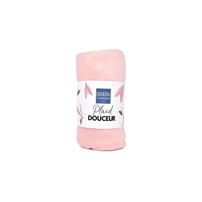 Plaid douceur 70*100cm - Rose