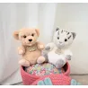 Peluche chat assis - 20 cm