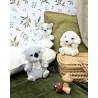 Peluche husky assis - 20 cm