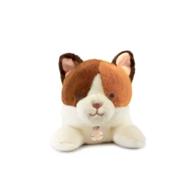 Peluche Chat allongee - Les P'tits Relax - 22 cm
