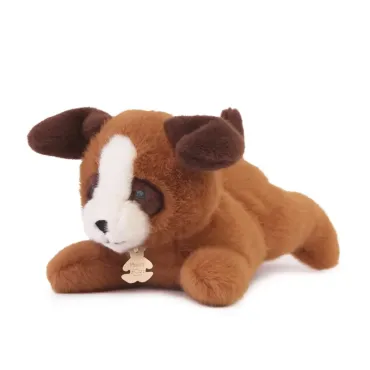 Peluche chien marron...