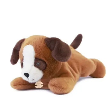 Peluche chien marron...