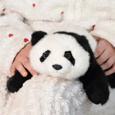 Peluche lestee Panda Bao - 32 cm