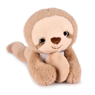 Paresseux en peluche magnétique beige - 30 cm