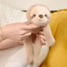 Paresseux en peluche magnétique beige - 30 cm