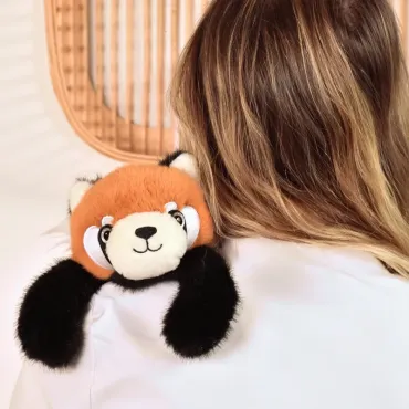Panda roux en peluche magnétique - 30 cm