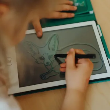 Kidydraw-Mini - Tablette à dessin - Animaux autour du monde