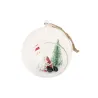 Boule de verre Père Noël - 7x6,5x8cm