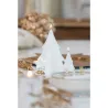 Bougie sapin blanc - 6,3x6,7x8,4cm