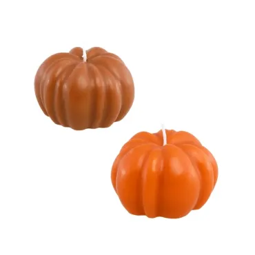 Bougie Citrouille - 2 assortis
