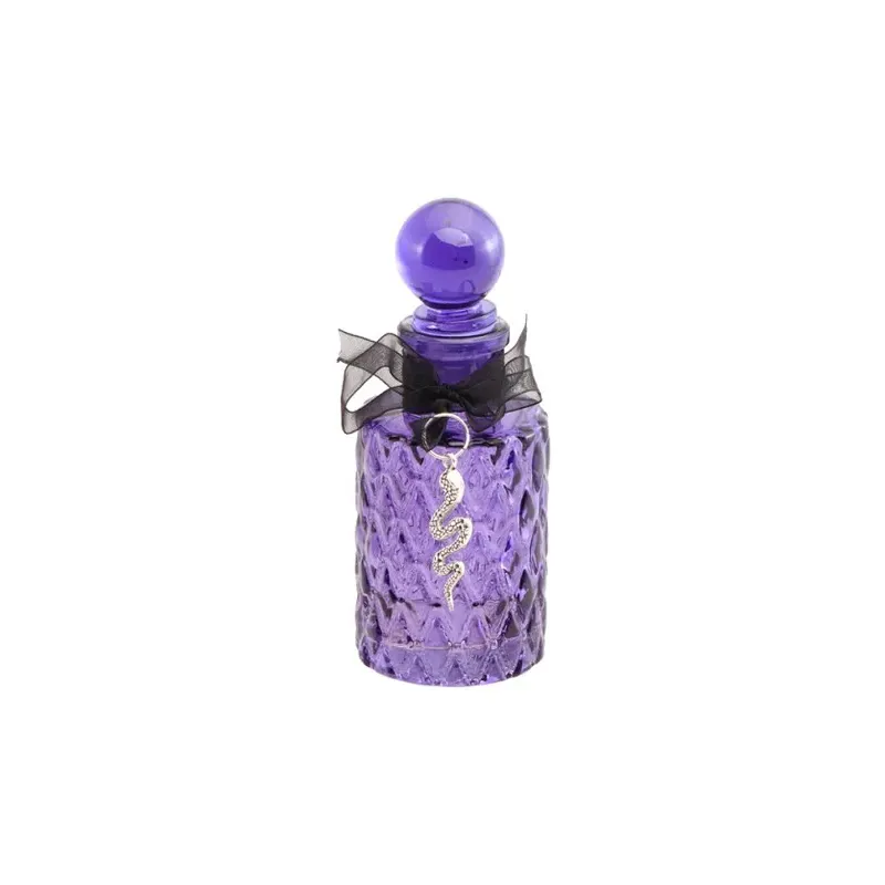 Flocon en verre violet - 12,5cm