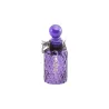 Flocon en verre violet - 12,5cm