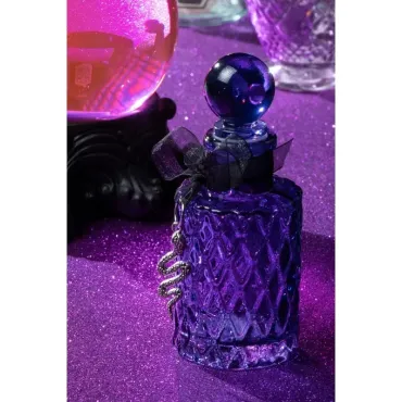 Flocon en verre violet - 12,5cm