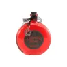Flacon en verre rouge - 12,5cm