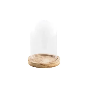 Cloche verre sur support...