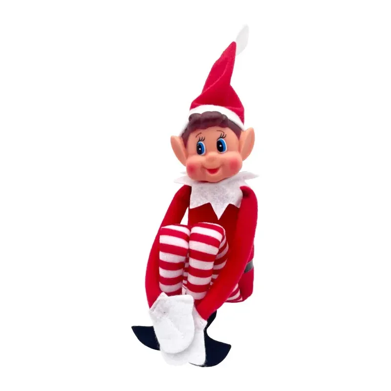Lutin farceur, garçon élfie - 10x5x38cm