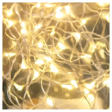 Guirlande 10 mini LED blanc...
