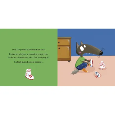 p'tit loup veut tout faire comme un grand