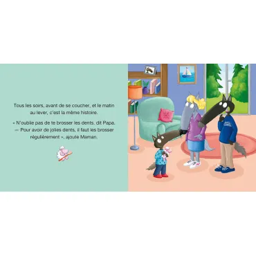 p'tit loup se brosse les dents